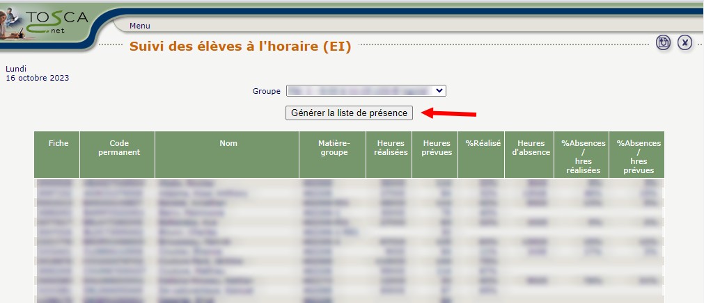 Bouton de contrôle ajoutés